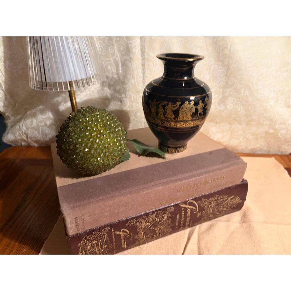 Vintage KE Greek‎ 24k Gold Vase